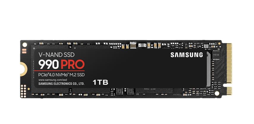 Samsung 990 Pro 1TB Gen4 NVMe SSD 7450MB/s 6900MB/s R/W 1550K/1200K IOPS 600TBW 1.5M Hrs MTBF for PS5 5yrs Wty Samsung 990 Pro 1TB Gen4 NVMe SSD 7450MB/s 6900MB/s R/W 1550K/1200K IOPS 600TBW 1.5M Hrs MTBF for PS5 5yrs Wty